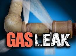 Gas leaking