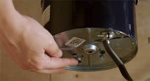 Garbage disposal reset button